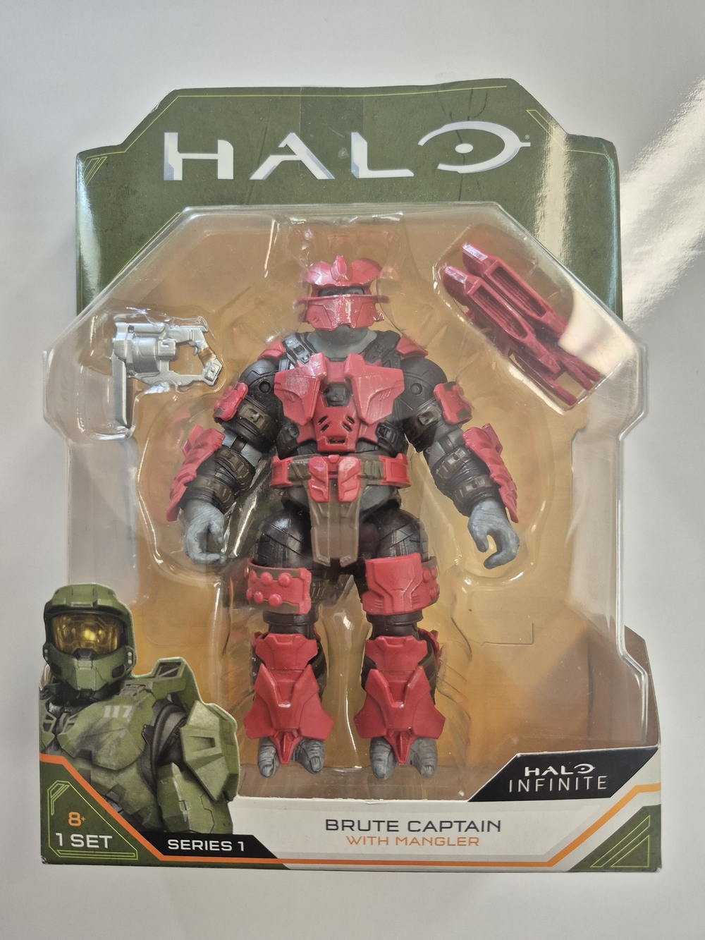Halo Brute Captain Action Figure - Pink and Black Armor